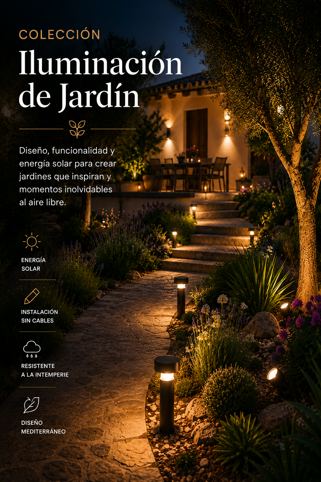 Iluminación de Jardín