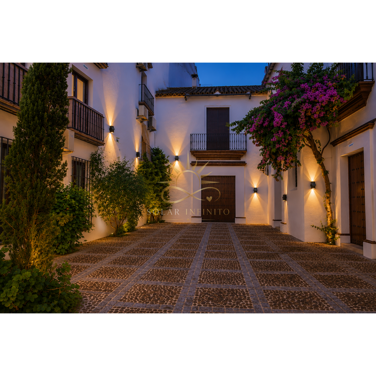 Luz Granada – Aplique Solar RGB | Solar Infinito