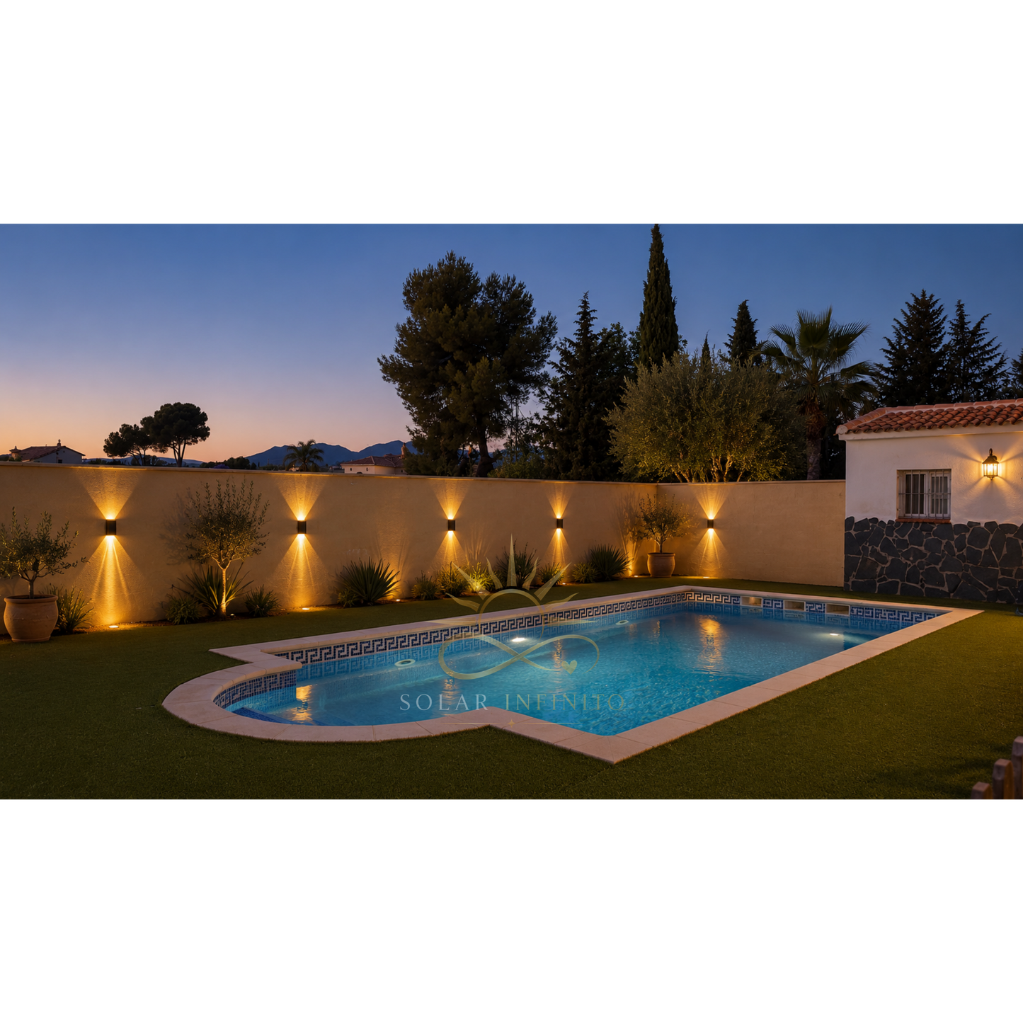 Luz Granada – Aplique Solar RGB | Solar Infinito